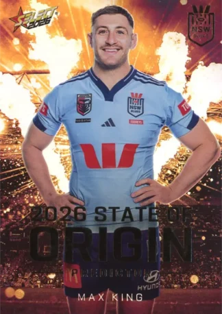 2026 NRL League Heroes State Of Origin Predictor Gold - SPG07 Max King NSW Blues