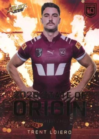 2026 NRL League Heroes State Of Origin Predictor Gold - SPG32 Trent Loiero QLD Maroons