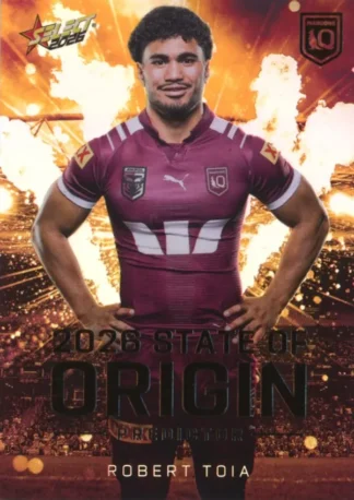 2026 NRL League Heroes State Of Origin Predictor Gold - SPG40 Robert Toia QLD Maroons