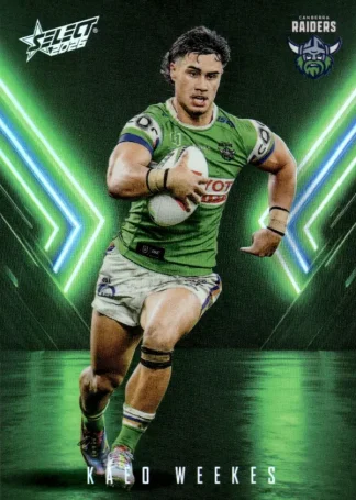2026 NRL League Heroes Playmaker - PM10 Kaeo Weekes Canberra Raiders