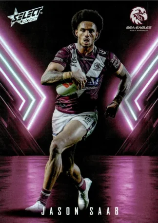 2026 NRL League Heroes Playmaker - PM34 Jason Saab Manly Sea Eagles