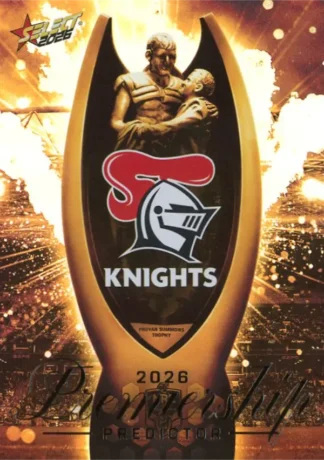2026 NRL League Heroes Premiership Predictor Gold - PPG09 Newcastle Knights