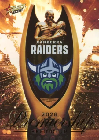 2026 NRL League Heroes Premiership Predictor Gold - PPG02 Canberra Raiders