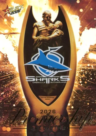 2026 NRL League Heroes Premiership Predictor Gold - PPG04 Cronulla Sharks