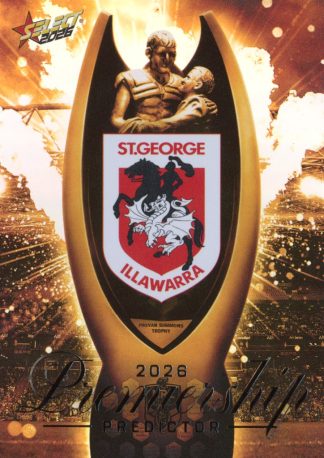 2026 NRL League Heroes Premiership Predictor Gold - PPG14 St George Dragons