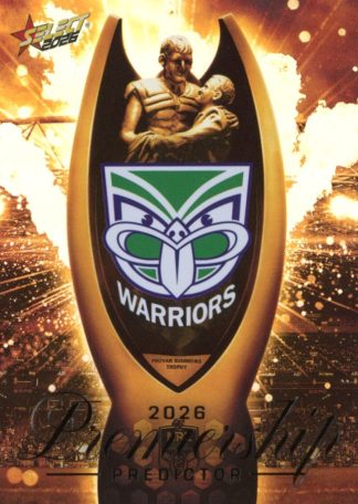 2026 NRL League Heroes Premiership Predictor Gold - PPG16 Warriors