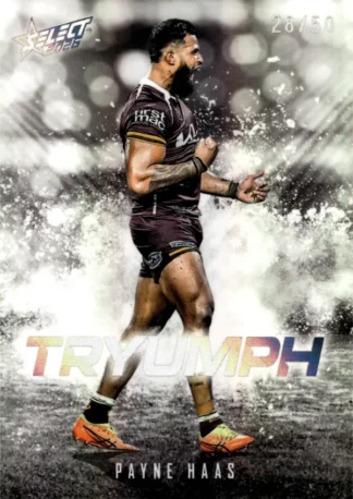 2026 NRL League Heroes Tryumph Black - TB01 Payne Haas Brisbane Broncos