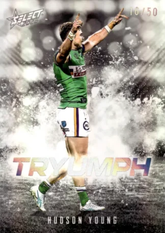 2026 NRL League Heroes Tryumph Black - TB04 Hudson Young Canberra Raiders