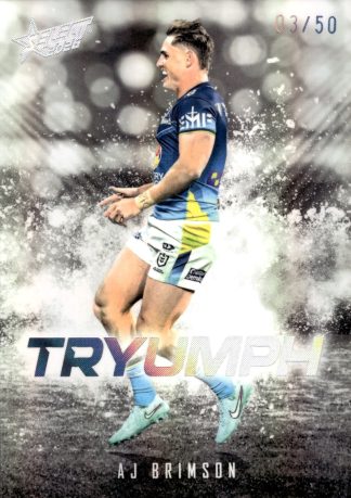 2026 NRL League Heroes Tryumph Black - TB11 AJ Brimson Gold Coast Titans