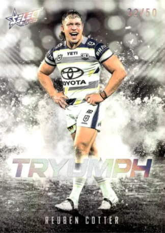 2026 NRL League Heroes Tryumph Black - TB19 Reuben Cotter North QLD Cowboys