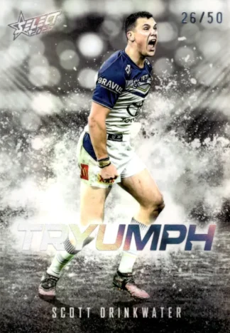 2026 NRL League Heroes Tryumph Black - TB20 Scott Drinkwater North QLD Cowboys
