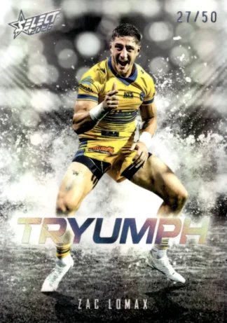 2026 NRL League Heroes Tryumph Black - TB21 Zac Lomax Parramatta Eels