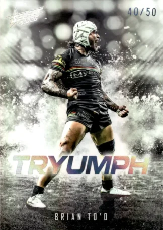 2026 NRL League Heroes Tryumph Black - TB24 Brian To’o Penrith Panthers
