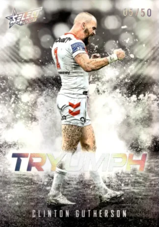 2026 NRL League Heroes Tryumph Black - TB27 Clinton Gutherson St George Dragons