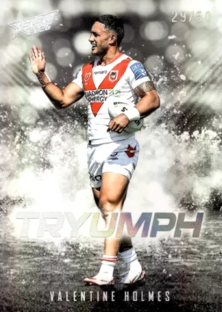 2026 NRL League Heroes Tryumph Black - TB28 Valentine Holmes St George Dragons