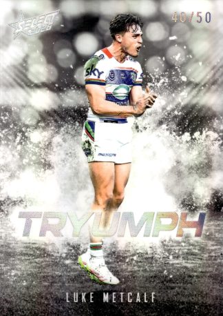2026 NRL League Heroes Tryumph Black - TB31 Luke Metcalf Warriors