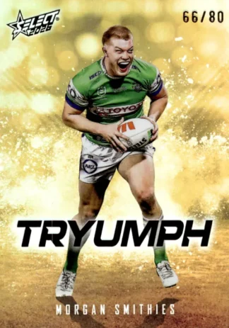 2026 NRL League Heroes Tryumph Gold - TG008 Morgan Smithies Canberra Raiders