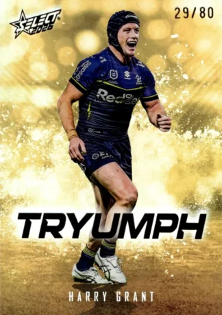 2026 NRL League Heroes Tryumph Gold - TG043 Harry Grant Melbourne Storm