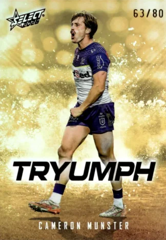 2026 NRL League Heroes Tryumph Gold - TG045 Cameron Munster Melbourne Storm