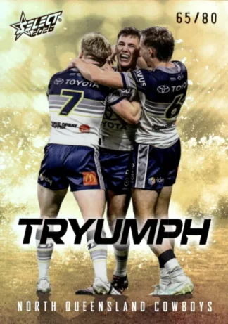 2026 NRL League Heroes Tryumph Gold - TG059 North QLD Cowboys Team