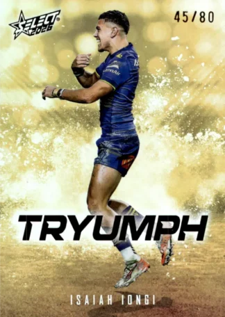 2026 NRL League Heroes Tryumph Gold - TG061 Isaiah Iongi Parramatta Eels