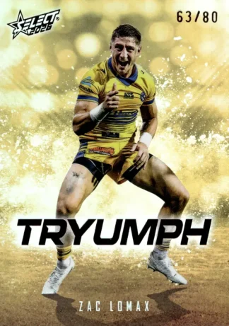 2026 NRL League Heroes Tryumph Gold - TG062 Zac Lomax Parramatta Eels