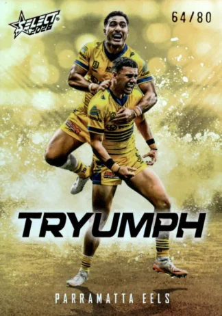 2026 NRL League Heroes Tryumph Gold - TG066 Parramatta Eels Team