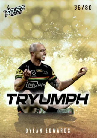 2026 NRL League Heroes Tryumph Gold - TG068 Dylan Edwards Penrith Panthers