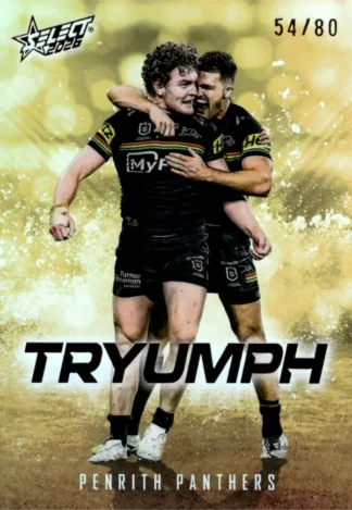 2026 NRL League Heroes Tryumph Gold - TG072 Penrith Panthers Team