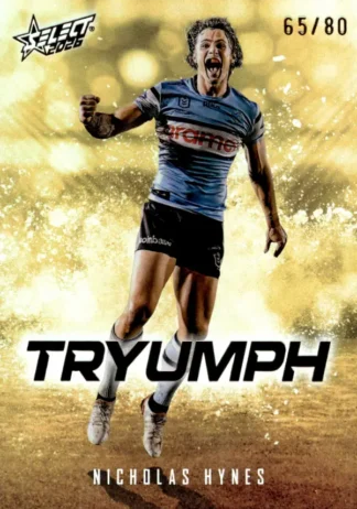 2026 NRL League Heroes Tryumph Gold - TG019 Nicholas Hynes Cronulla Sharks