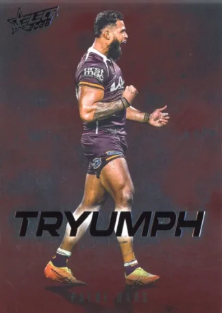 2026 NRL League Heroes Tryumph Red - TR001 Payne Haas Brisbane Broncos