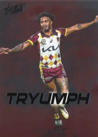 2026 NRL League Heroes Tryumph Red - TR002 Ezra Mam Brisbane Broncos