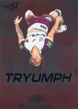 2026 NRL League Heroes Tryumph Red - TR004 Reece Walsh Brisbane Broncos
