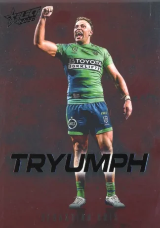 2026 NRL League Heroes Tryumph Red - TR007 Sebastian Kris Canberra Raiders
