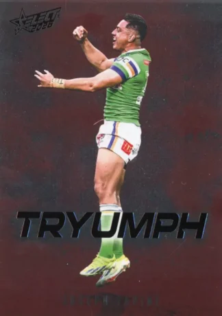 2026 NRL League Heroes Tryumph Red - TR009 Joseph Tapine Canberra Raiders