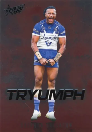 2026 NRL League Heroes Tryumph Red - TR013 Stephen Crichton Canterbury Bulldogs