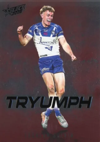2026 NRL League Heroes Tryumph Red - TR014 Lachlan Galvin Canterbury Bulldogs