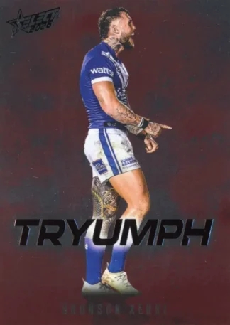 2026 NRL League Heroes Tryumph Red - TR016 Bronson Xerri Canterbury Bulldogs