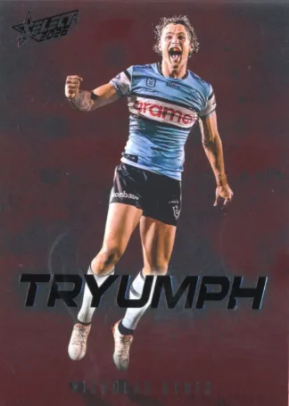 2026 NRL League Heroes Tryumph Red - TR019 Nicholas Hynes Cronulla Sharks