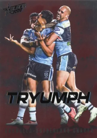 2026 NRL League Heroes Tryumph Red - TR023 Cronulla Sharks Team
