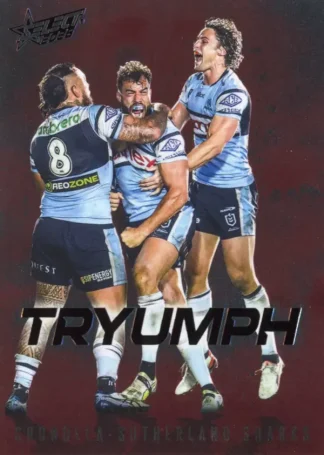 2026 NRL League Heroes Tryumph Red - TR024 Cronulla Sharks Team