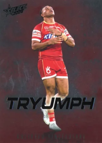 2026 NRL League Heroes Tryumph Red - TR026 Kulikefu Finefeuiaki Dolphins