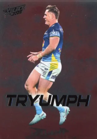 2026 NRL League Heroes Tryumph Red - TR031 AJ Brimson Gold Coast Titans