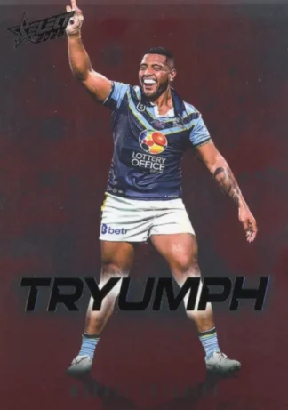 2026 NRL League Heroes Tryumph Red - TR033 Moeaki Fotuaika Gold Coast Titans