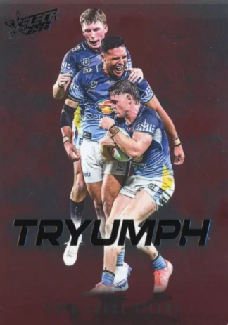 2026 NRL League Heroes Tryumph Red - TR035 Gold Coast Titans Team