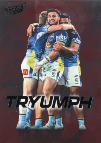 2026 NRL League Heroes Tryumph Red - TR036 Gold Coast Titans Team