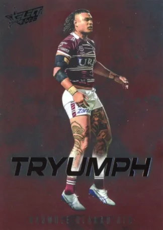 2026 NRL League Heroes Tryumph Red - TR038 Haumole Olakau'atu Manly Sea Eagles