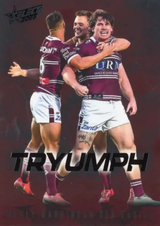 2026 NRL League Heroes Tryumph Red - TR041 Manly Sea Eagles Team