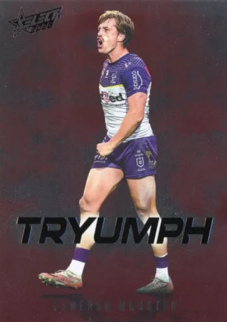 2026 NRL League Heroes Tryumph Red - TR045 Cameron Munster Melbourne Storm