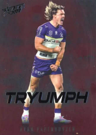 2026 NRL League Heroes Tryumph Red - TR046 Ryan Papenhuyzen Melbourne Storm